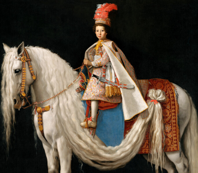Jezdecký portrét dítěte - Leopoldo de’ Medici