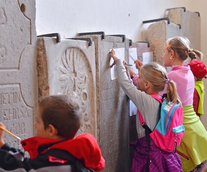 České Budějovice gotické - didaktický program. Foto J. Sajtlová.