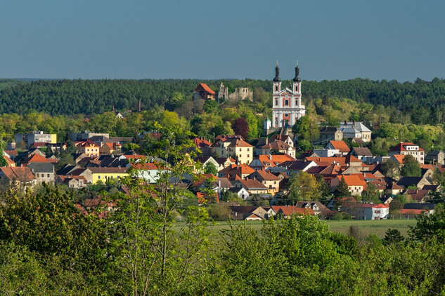 Panorama městské památkové zóny Luže, zdroj: Archiv města Luže