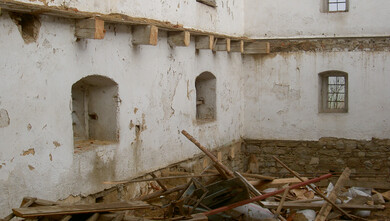 Bijadla, sýpka, pohled do interiéru, 2006