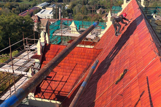 Sanace střechy na Letohrádku