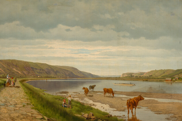 Bedřich Havránek – Na břehu vltavském (Vltava u Chuchle) | © Národní galerie v Praze