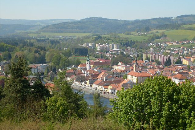 Pohled na město z Andělíčku