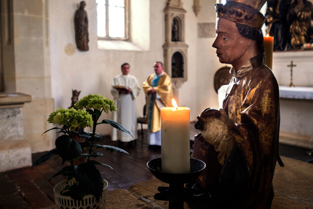 Hrad Švihov - Bohoslužba v hradní kapli | © foto Jiří Strašek