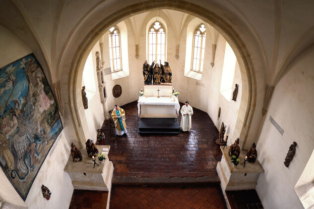 Hrad Švihov - Bohoslužba v hradní kapli | © foto Jiří Strašek