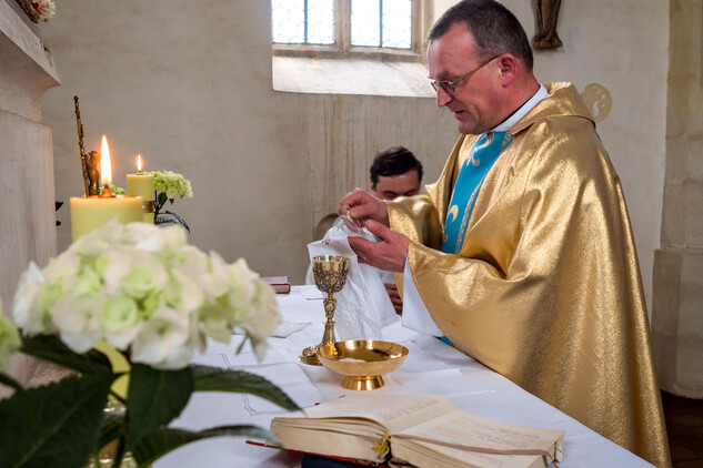 Hrad Švihov - Bohoslužba v hradní kapli | © foto Jiří Strašek