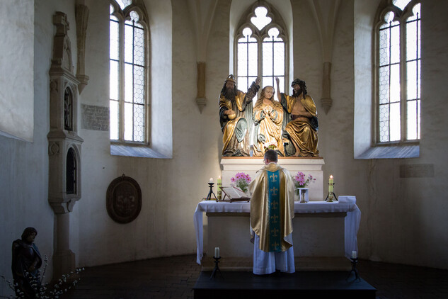 Hrad Švihov - Bohoslužba v hradní kapli | © foto Jiří Strašek