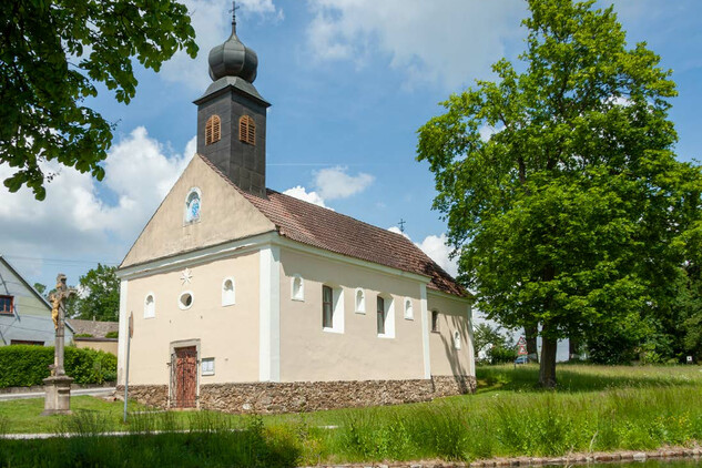 Zdešov – návesní kaple, stav v roce 2018, foto Zdena Paloušová