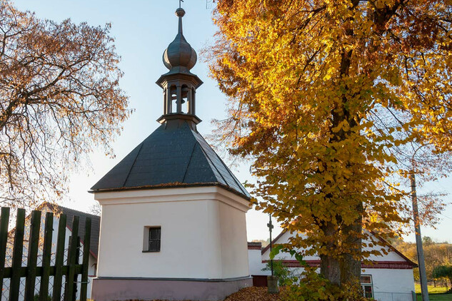 Mašovice – zvonicová kaple, stav v roce 2021, foto Pavel Hájek