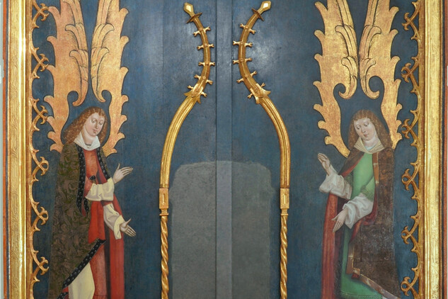 Střední deska oltáře, po restaurování