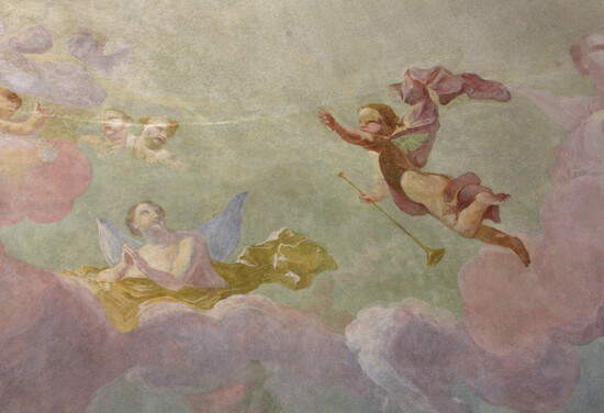 Apoteóza Nejsvětější Trojice, stav po restaurování