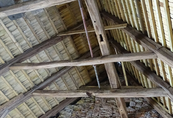 Objev středověkého krovu kostela sv. Jakuba Většího v Tečovicích