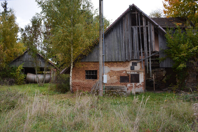 Cihelna Boubín, lisovna s kolnou před obnovou