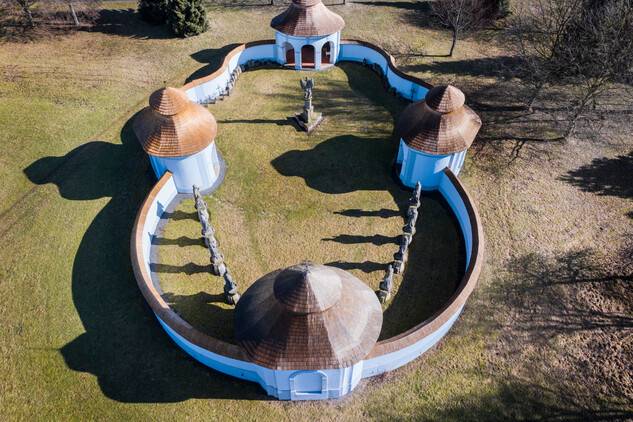 Dolní hřbitov po obnově, pohled z dronu | © Pavel Macků