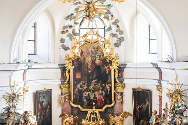 Hlavní oltář po restaurování | © Lucie Herbricková
