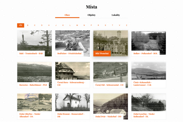 Archa Krkonoš, web