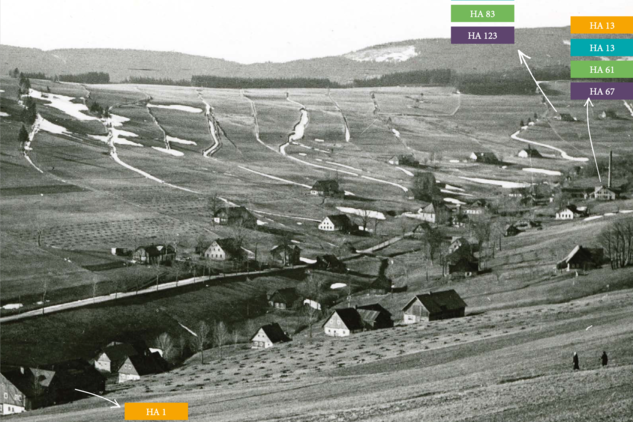 Archa Krkonoš, historický adresář Krkonoš