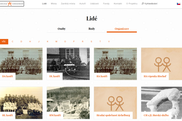 Archa Krkonoš, web