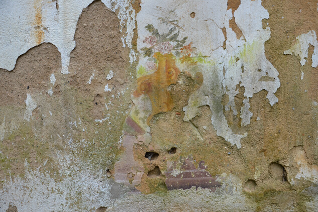 Pozůstatek malířské výzdoby kostela, 2020