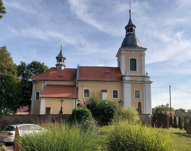 Kostel Nanebevzetí Panny Marie v Nedělištích, po obnově, 2022 Kostel Nanebevzetí Panny Marie v Nedělištích, po obnově, 2022
