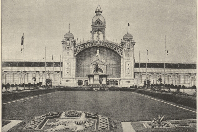 Průmyslový palác po dostavbě, 1891 | © sborník Sto let práce (1893)