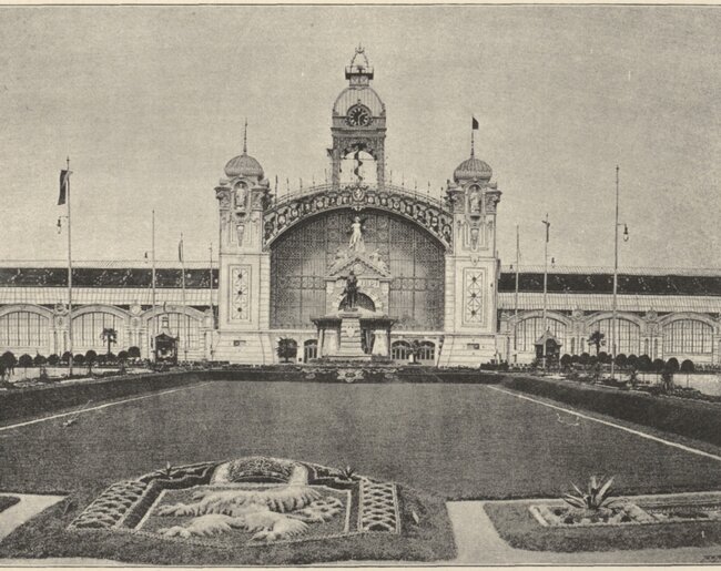 Průmyslový palác po dostavbě, 1891 | © Sborník Sto let práce