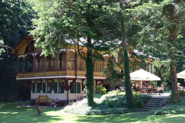 Javorník, Račí údolí, tančírna v roce 2025, pohled ze S