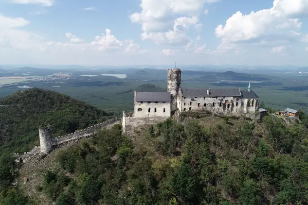 Pohled na hrad Bezděz