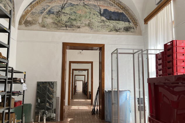 Telč, Galerie, místnost č.2 před obnovou