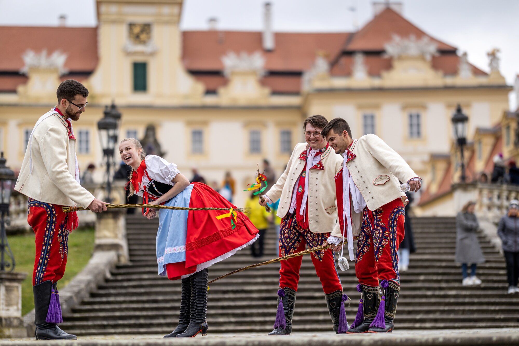Krojované koledování s&nbsp;pomlázkou, Valtice