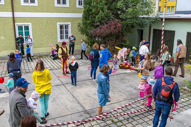 Kejklíř Vojta Vrtek, žonglérská dílna