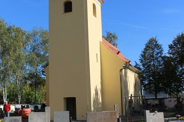 Čejetice, kostel sv. Havla od jihozápadu