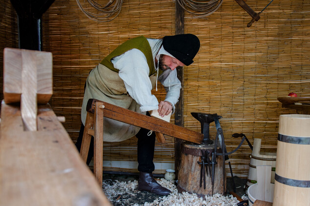 Historická řemesla Danar, bednář, foto J. Sajtlová