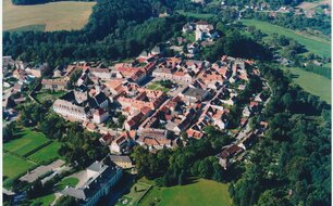 Nové Hrady, letecký snímek