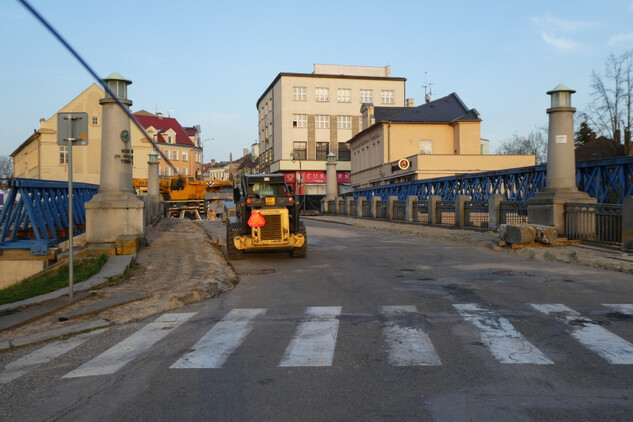 Tyršův most v Jaroměři na počátku obnovy | © NPÚ, ÚOP v Josefově, Jiří Balský 2018