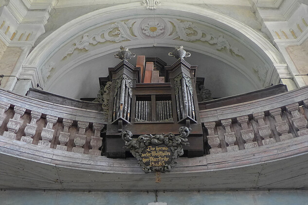 Varhany z kostela Všech svatých v Heřmánkovicích | © NPÚ, ÚOP v Josefově, Petra Machová, 2016