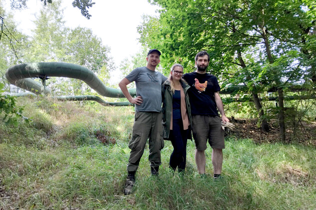 Vedoucí výzkumu zleva: Mgr. Filip Prekop, Mgr. Klára Hanáková, Mgr. Jan Eigner