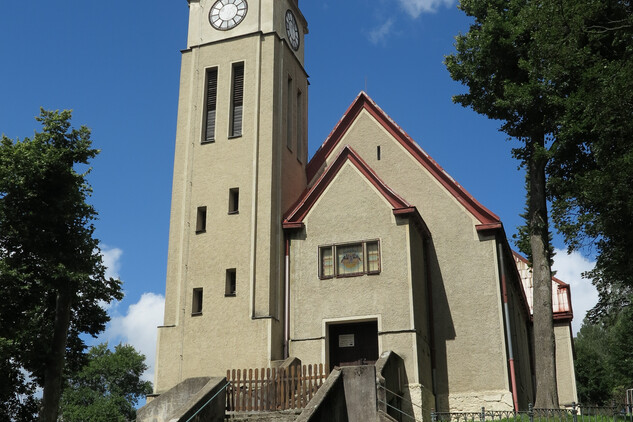 Evangelický kostel s farou, Kraslice | © Fotosbírka NPÚ, ÚOP v Lokti