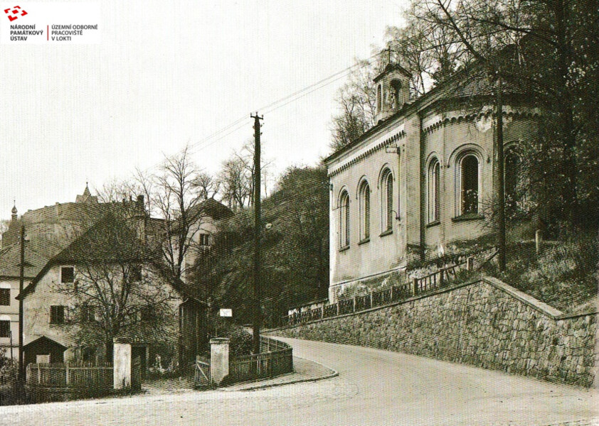 Podoba kostela v roce 1948. Historický snímek. | © NPÚ Loket