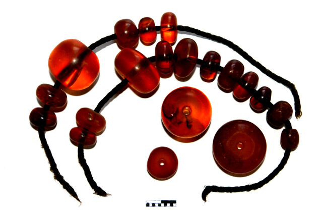 Opava - Drůbeží trh - jantarový náhrdelník