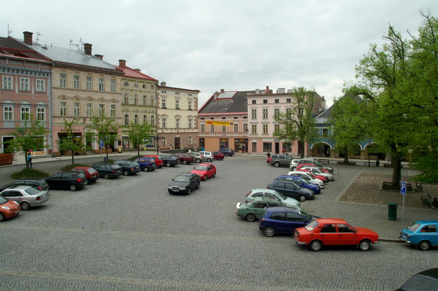 Králíky, Velké náměstí, foto: Milan Krištof, 2010