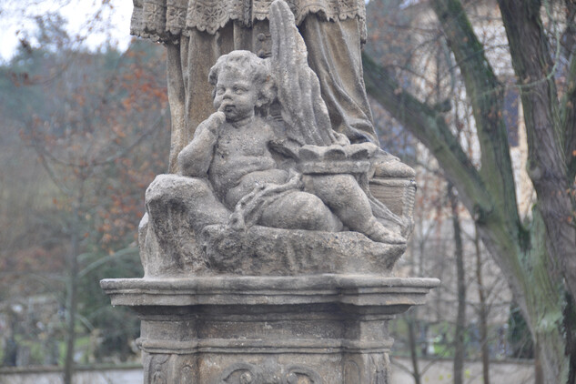 Manětín, socha sv. Jana Nepomuckého. Foto: Národní památkový ústav, 2025