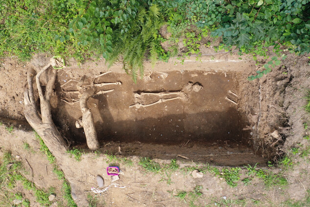 Plasy, pohřebiště u konventního kostela. Foto: Národní památkový ústav