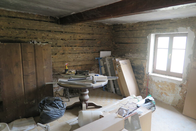 Jarov, dům čp. 23, roubená světnice. Foto: Národní památkový ústav