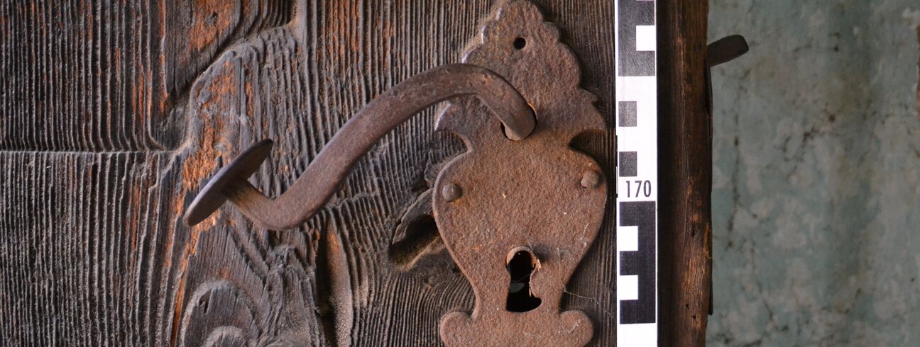 Ukázka zpracování dokumentace historických výplní otvorů - zaměření detailu Ukázka zpracování dokumentace historických výplní otvorů - zaměření detailu