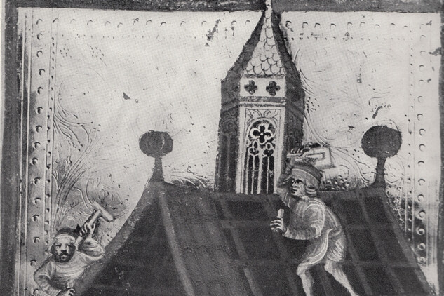 Ikonografie - středověké vyobrazení řemesla pokrývačského