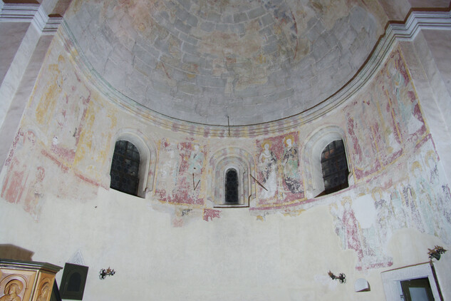 Potvorov, kostel sv. Mikuláše - restaurování maleb.