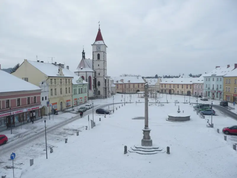 Horažďovice, Mírové náměstí. Foto: Radka Kočí, Městský úřad Horažďovice Horažďovice, Mírové náměstí. Foto: Radka Kočí, Městský úřad Horažďovice