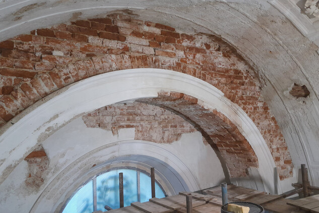 Hrobka rodu Pallavicini u Jemnice, obnova interiéru, foto: D. Chadim