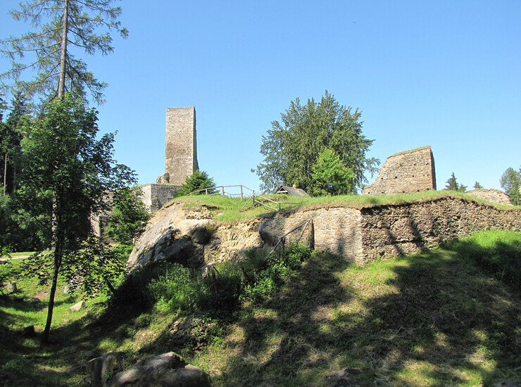 Zřícenina hradu Orlík